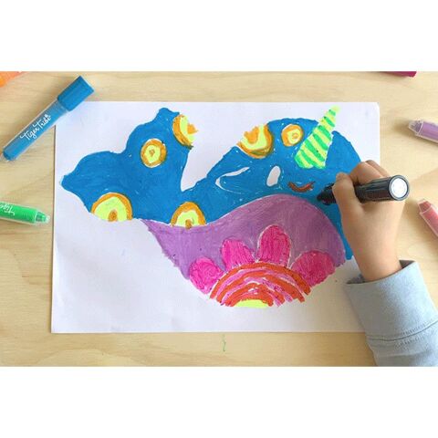 Tiger Tribe 8'li Pastel Boya Kalemi - Silk Crayons