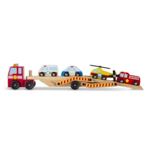 Melissa&Doug Ahşap Acil Yardım Araçlar Taşıyıcı Tır