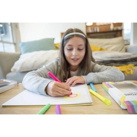 Tiger Tribe 5'li Neon Jel Pastel Boya Kalemi - Neon Gel Crayons