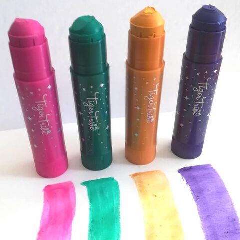 Tiger Tribe 6'lı Metalik Pastel Boya Kalemi - Metallic Crayons