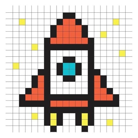 Auzou Toys - Magnetic Game - Pixels