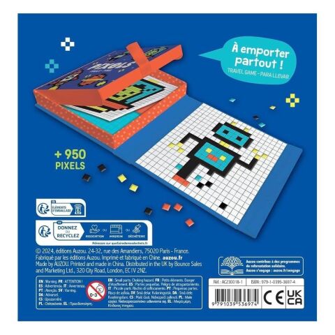 Auzou Toys - Magnetic Game - Pixels