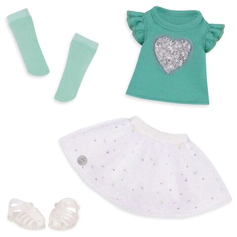 Glitter Girls Kıyafet Seti / Sparkling Top&Skirt - Sparkling With Style