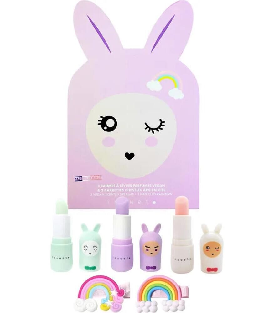 Inuwet 3'lü Lip Balm ve Toka Seti