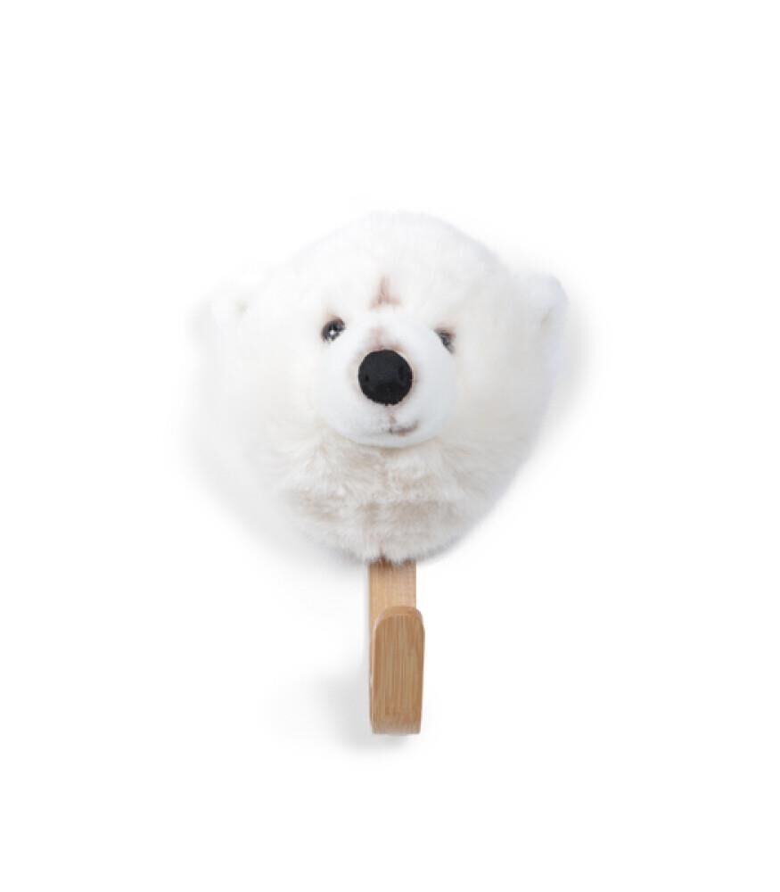 Wild & Soft Duvar Askısı - Beyaz Ayı