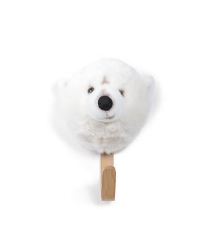 Wild & Soft Duvar Askısı - Beyaz Ayı