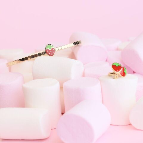 Altın Çilek Çocuk Kelepçe