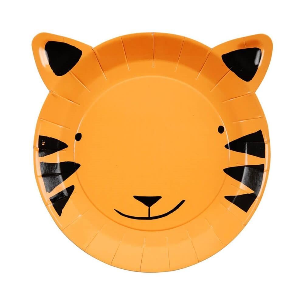 Meri Meri - Tiger Plates - Kaplan Tabak - S