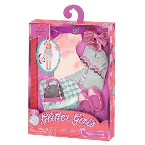 Glitter Girls Kıyafet Seti / Deluxe Jean Jacket - Dazzling Denim!