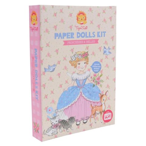 Tiger Tribe Kağıt Giydirme Seti / Princesses & Belles Paper Dolls