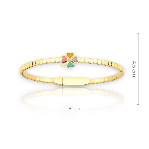 Altın Renkli Yonca Çocuk Kelepçe