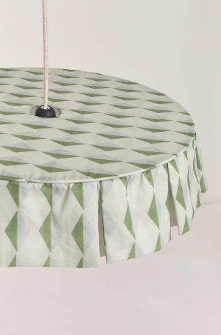 Vibes Aydınlatma Şapkası, 50cm çap, Green Blue Harlequin