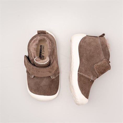 Merli&Rose Stride Kürklü İlk Adım Bot | Taupe