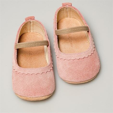 Merli&Rose Süet Babet Patik | Pembe