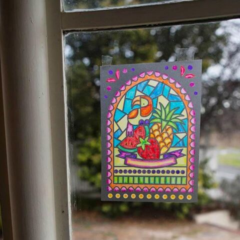 Tiger Tribe Vitray Seti / Sunbeam Dreams - Stained Glass Set