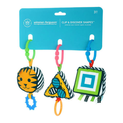 Manhattan Toy 3'lü Puset Oyuncağı - Şekiller