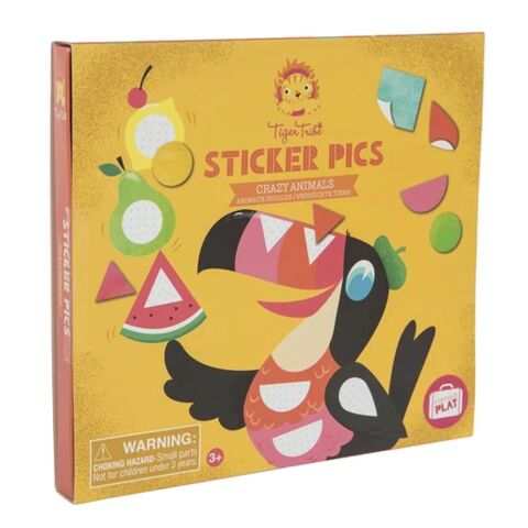 Tiger Tribe Sticker Seti / Crazy Animals - Sticker Pics