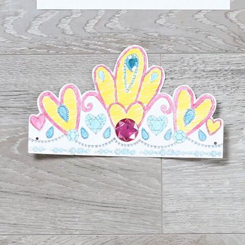 Tiger Tribe Kağıt Taçlar / Princess Gems - Paper Crowns