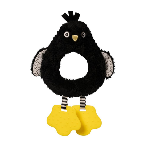 Manhattan Toy Diş Kaşıyıcı ve Çıngırak - Penguen