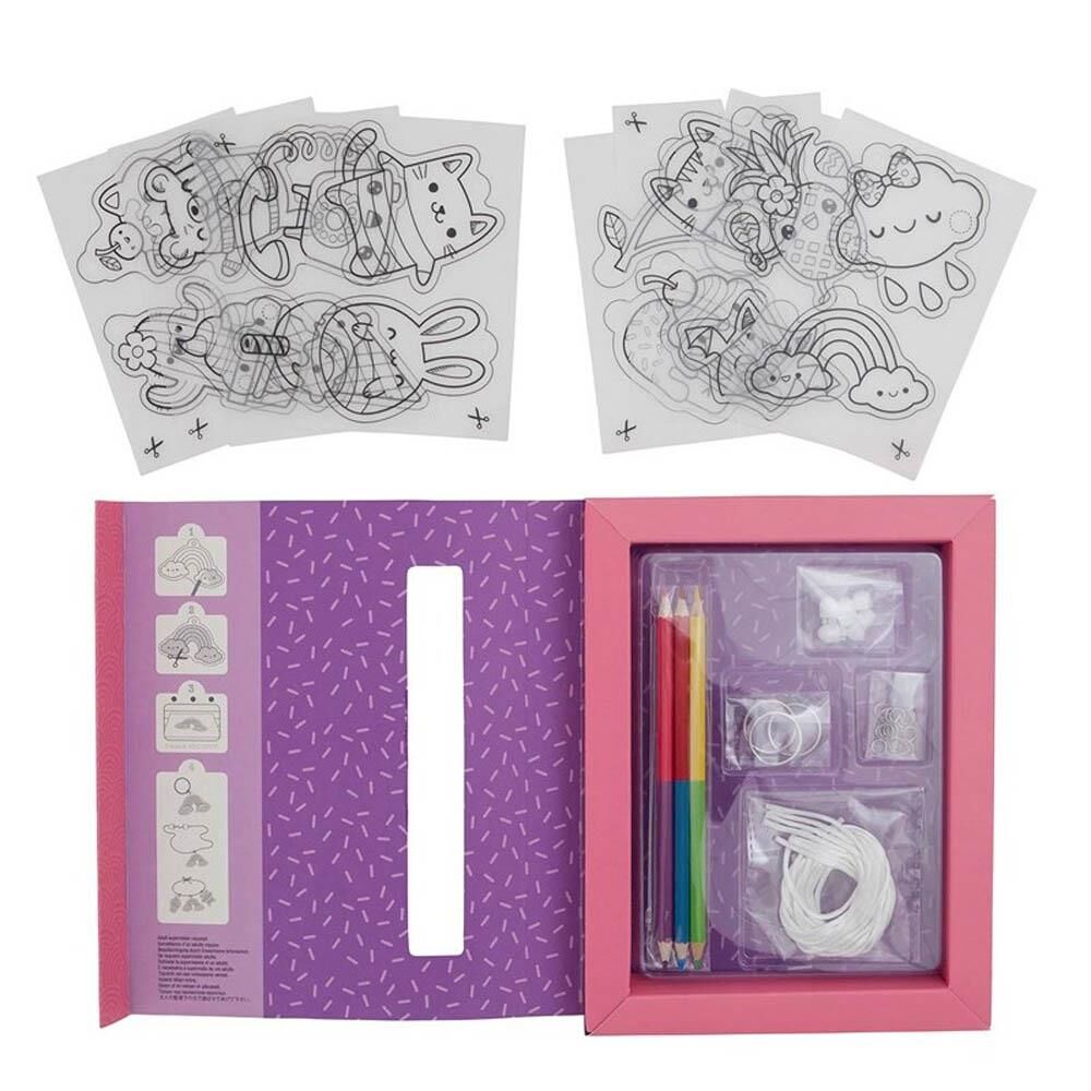 Tiger Tribe Kağıt Anahtarlık Yap Seti / Sweet Treats - Shrinkies