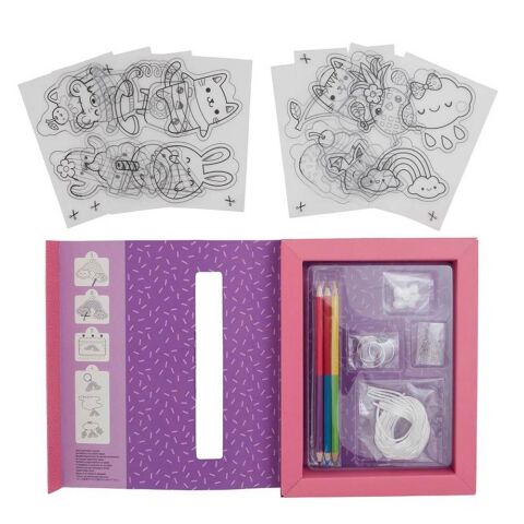 Tiger Tribe Kağıt Anahtarlık Yap Seti / Sweet Treats - Shrinkies