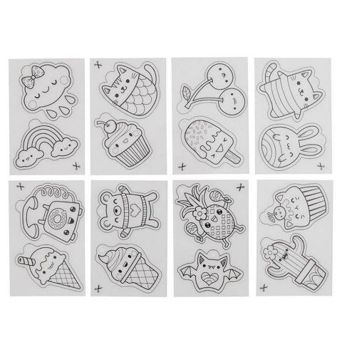 Tiger Tribe Kağıt Anahtarlık Yap Seti / Sweet Treats - Shrinkies