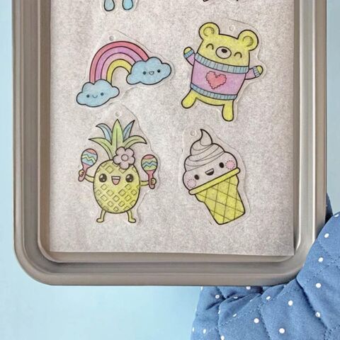 Tiger Tribe Kağıt Anahtarlık Yap Seti / Sweet Treats - Shrinkies