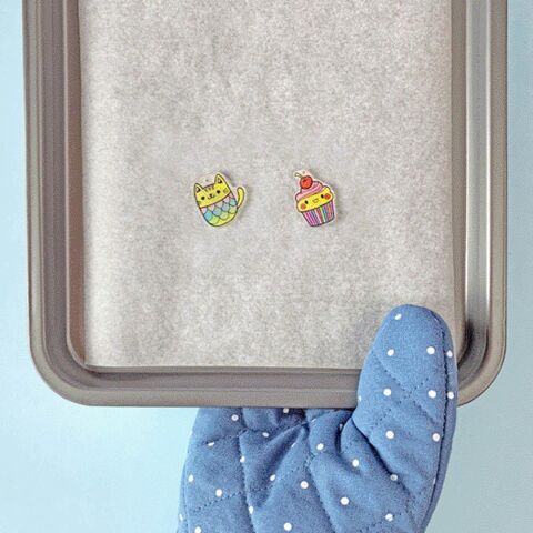 Tiger Tribe Kağıt Anahtarlık Yap Seti / Sweet Treats - Shrinkies