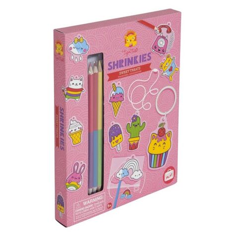 Tiger Tribe Kağıt Anahtarlık Yap Seti / Sweet Treats - Shrinkies