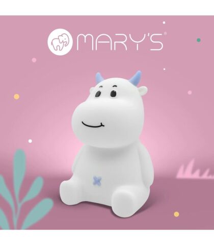 Mary's Cow Mavi Led Gece Lambası