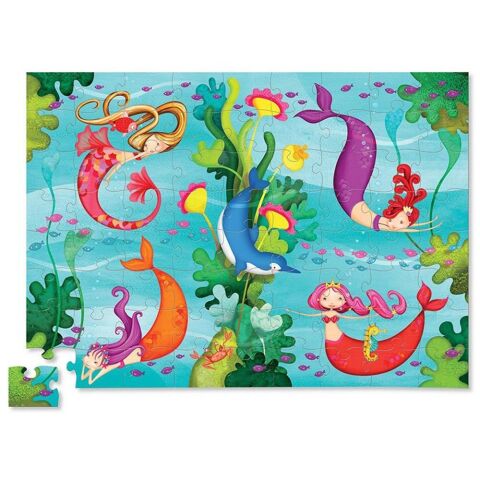 Crocodile Creek Puzzle Denizkızı 72 Parçalı Yapboz