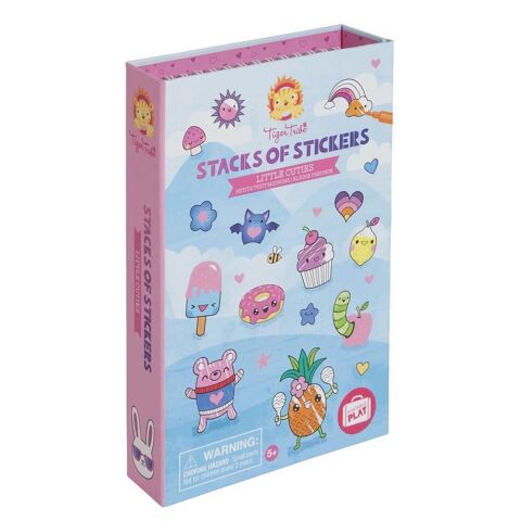 Tiger Tribe Çıkartmalı Boyama/ Little Cuties - Stacks of Stickers