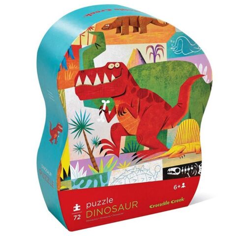 Crocodile Creek Puzzle Dinozor 72 Parçalı Yapboz