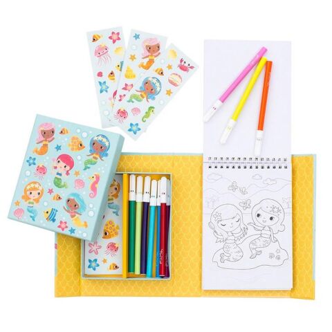Tiger Tribe Boyama Seti / Mermaids - Colouring Set