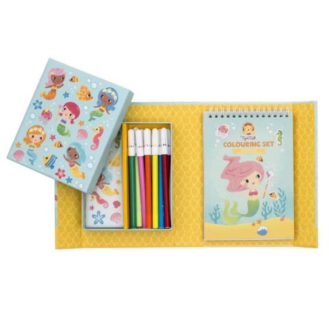 Tiger Tribe Boyama Seti / Mermaids - Colouring Set