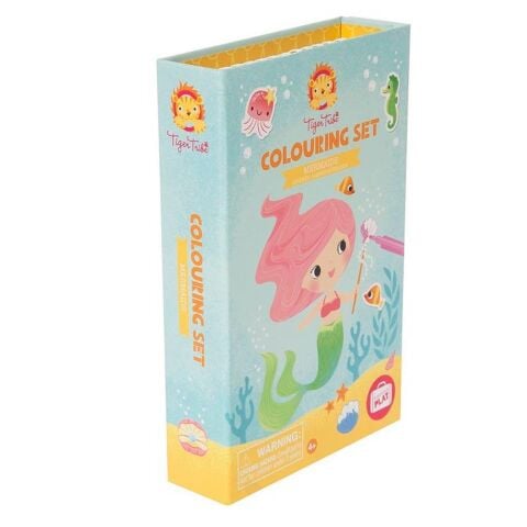 Tiger Tribe Boyama Seti / Mermaids - Colouring Set