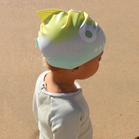Sunnylife Çocuk Yüzme Bonesi - Salty the Shark Multi