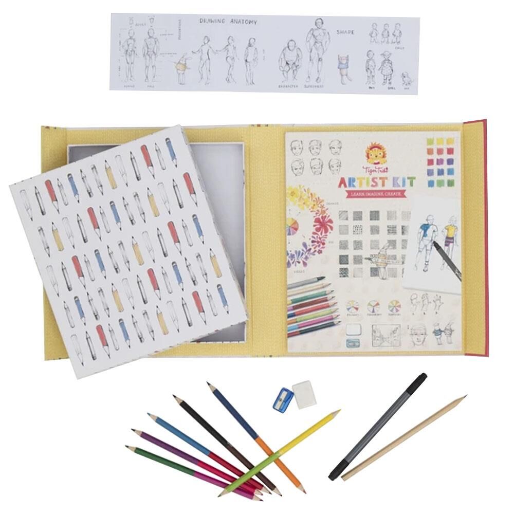 Tiger Tribe Boyama Seti / Artist Kit - Learn - Imagine - Create