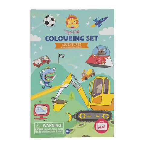Tiger Tribe Boyama Seti / Adventures - Colouring Set