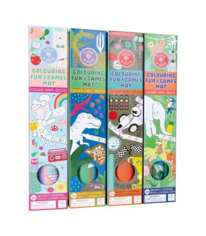 Floss & Rock Boyanabilir Oyun ve Aktivite Matı / Jungle