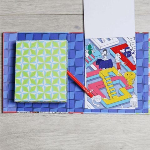 Tiger Tribe 3D Boyama Seti / Sci Fi Fun - 3D Colouring Set