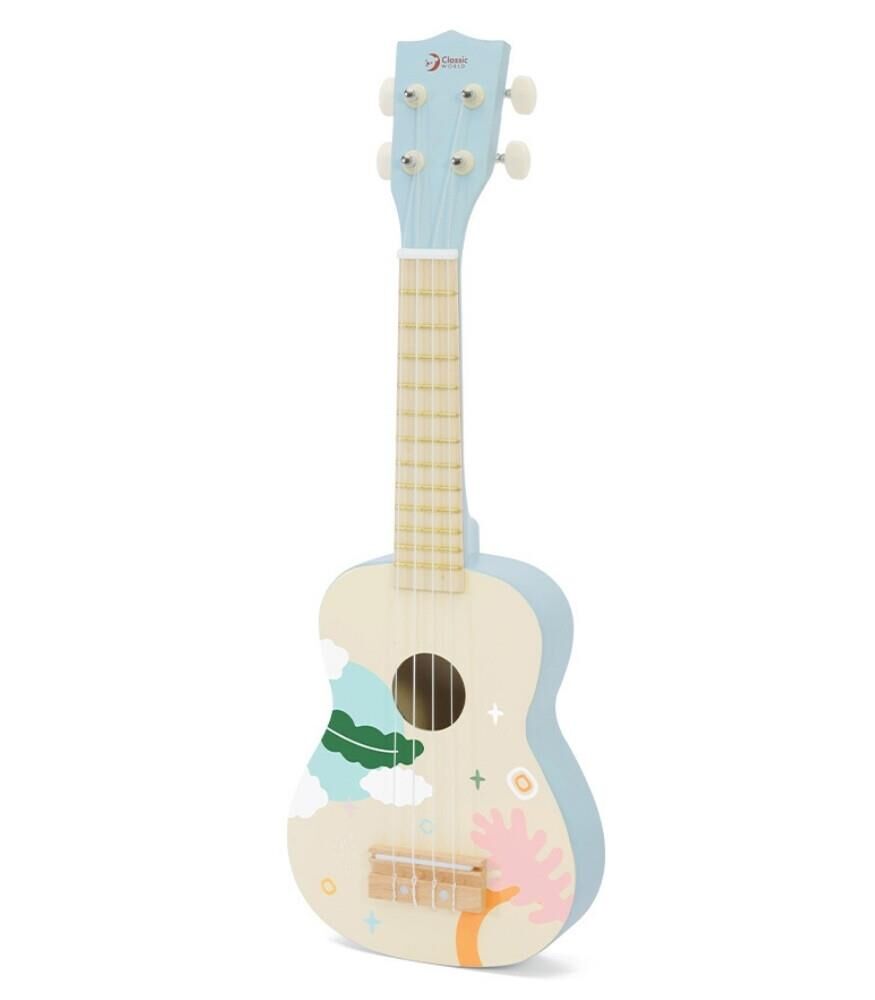 Classic World Ahşap Iris Ukelele - Mavi