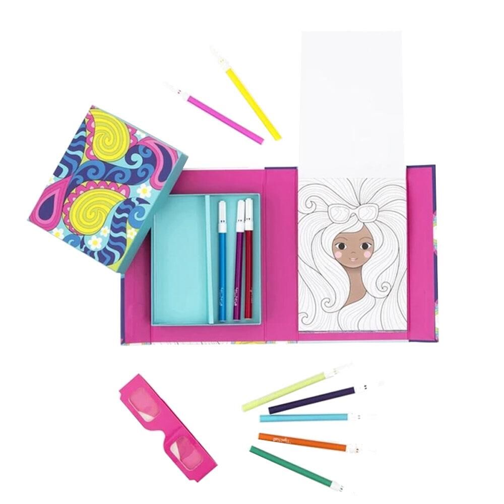 Tiger Tribe 3D Boyama Seti / Rainbow Dreams - 3D Colouring Set