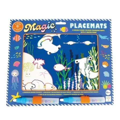 Renk Değiştiren Sulu Boyalı Oyun Mat / Ocean