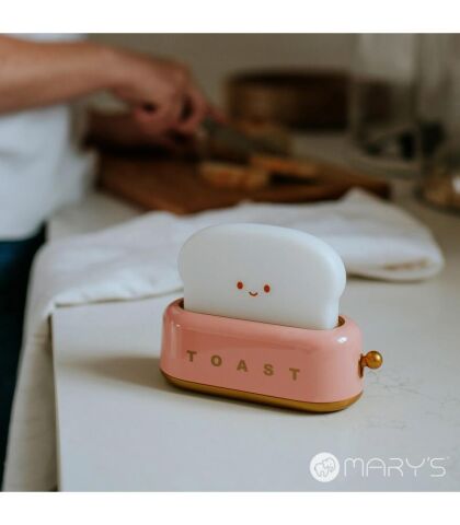 Mary's Toaster Pembe Led Gece Lambası