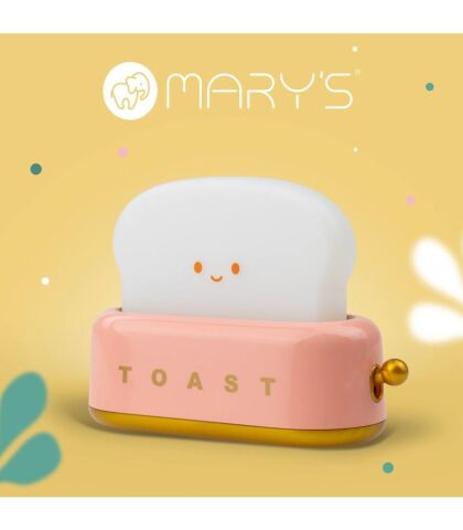 Mary's Toaster Pembe Led Gece Lambası