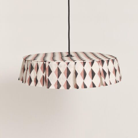 Vibes Aydınlatma Şapkası, 50cm çap, Auburn Black Harlequin