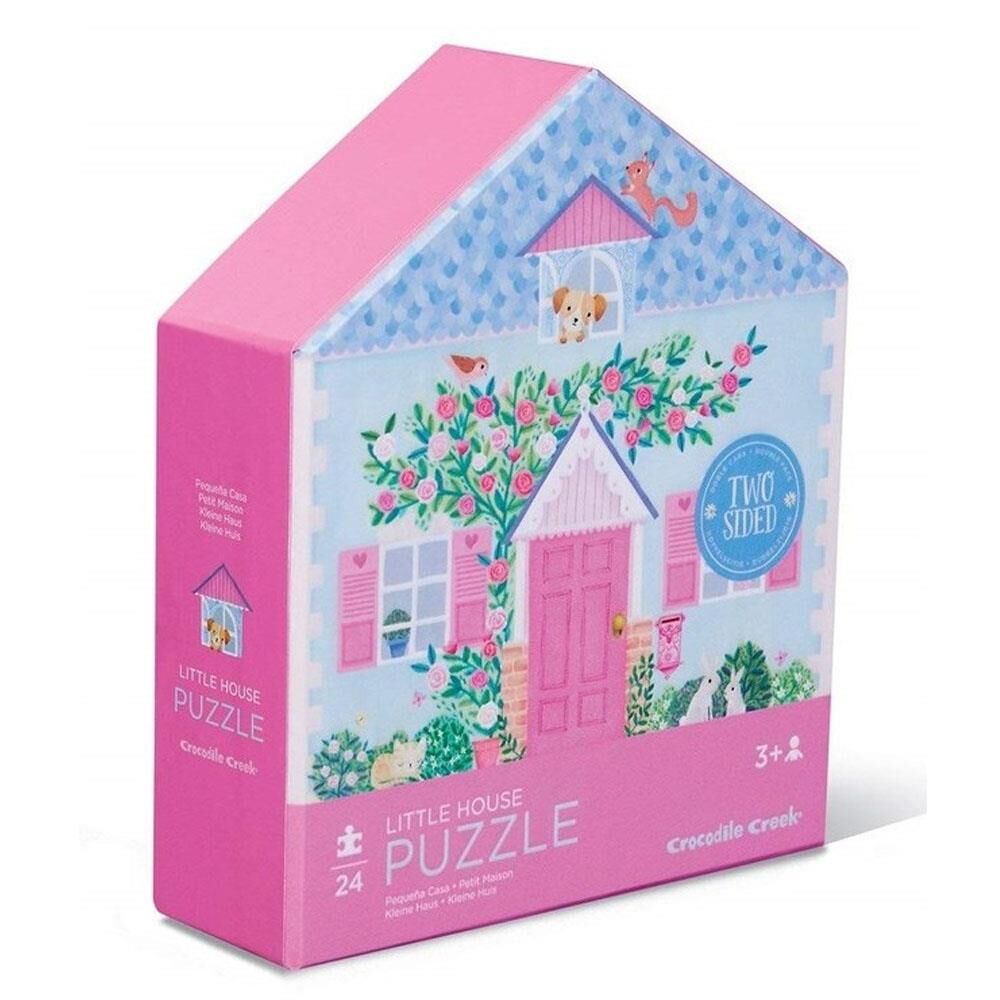 Crocodile Creek Dekoratif Puzzle Little House 24 Parçalı Yapboz