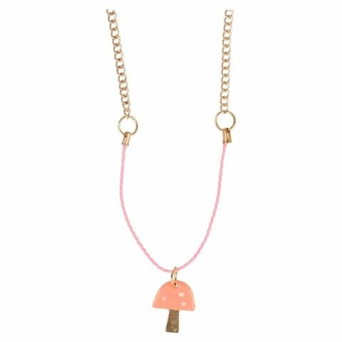 Meri Meri - Enamel Mushroom Necklace - Mantar Kolye