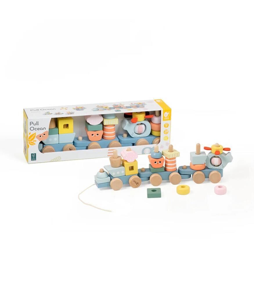 Classic World Ahşap Okyanus Temalı Çekçek Oyuncak
